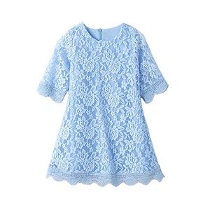 NWOT Lace Blue Dress